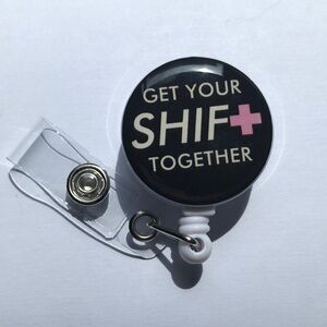 Cute badge reel ID holder
